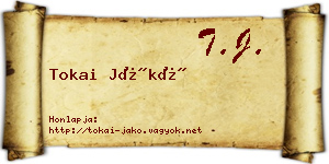 Tokai Jákó névjegykártya